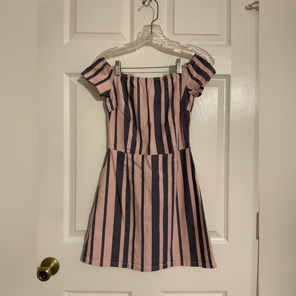 Topshop Moto striped dress